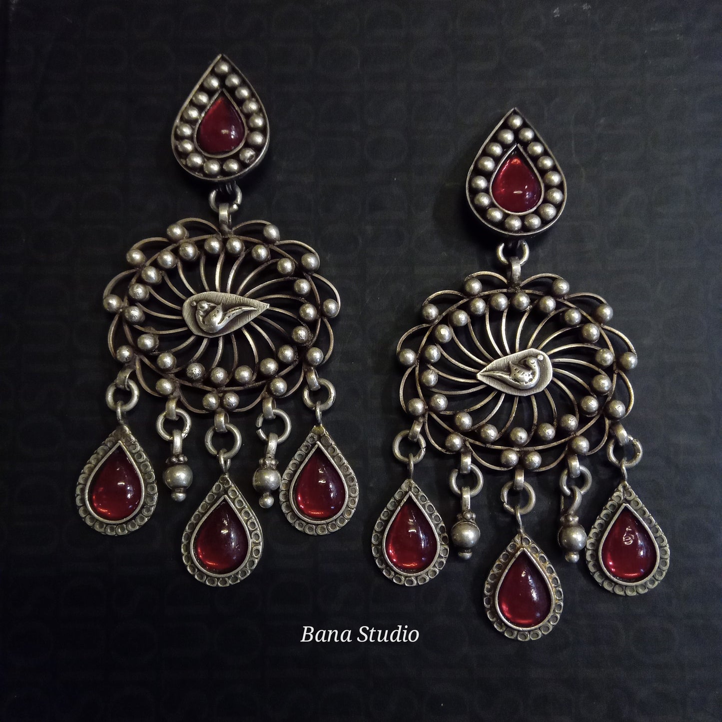 Tribal Sil Earrings