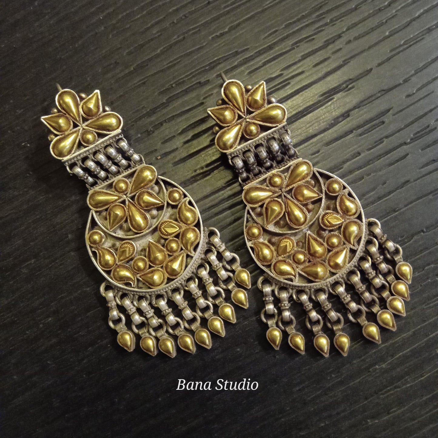 Ganga Jamuni Earrings Bana Studio