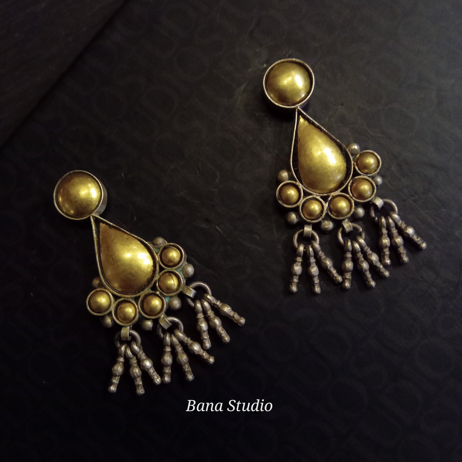 Ganga Jamuni Earrings Bana Studio