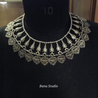 Tribal Sil Necklace Bana Studio