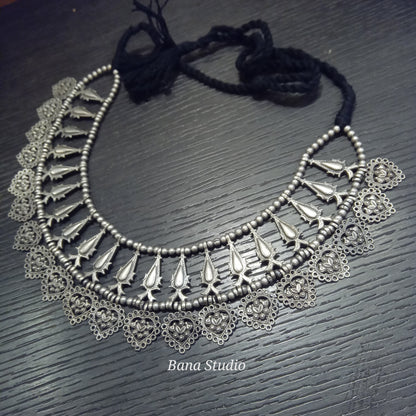 Tribal Sil Necklace Bana Studio