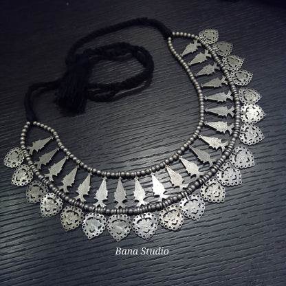 Tribal Sil Necklace Bana Studio