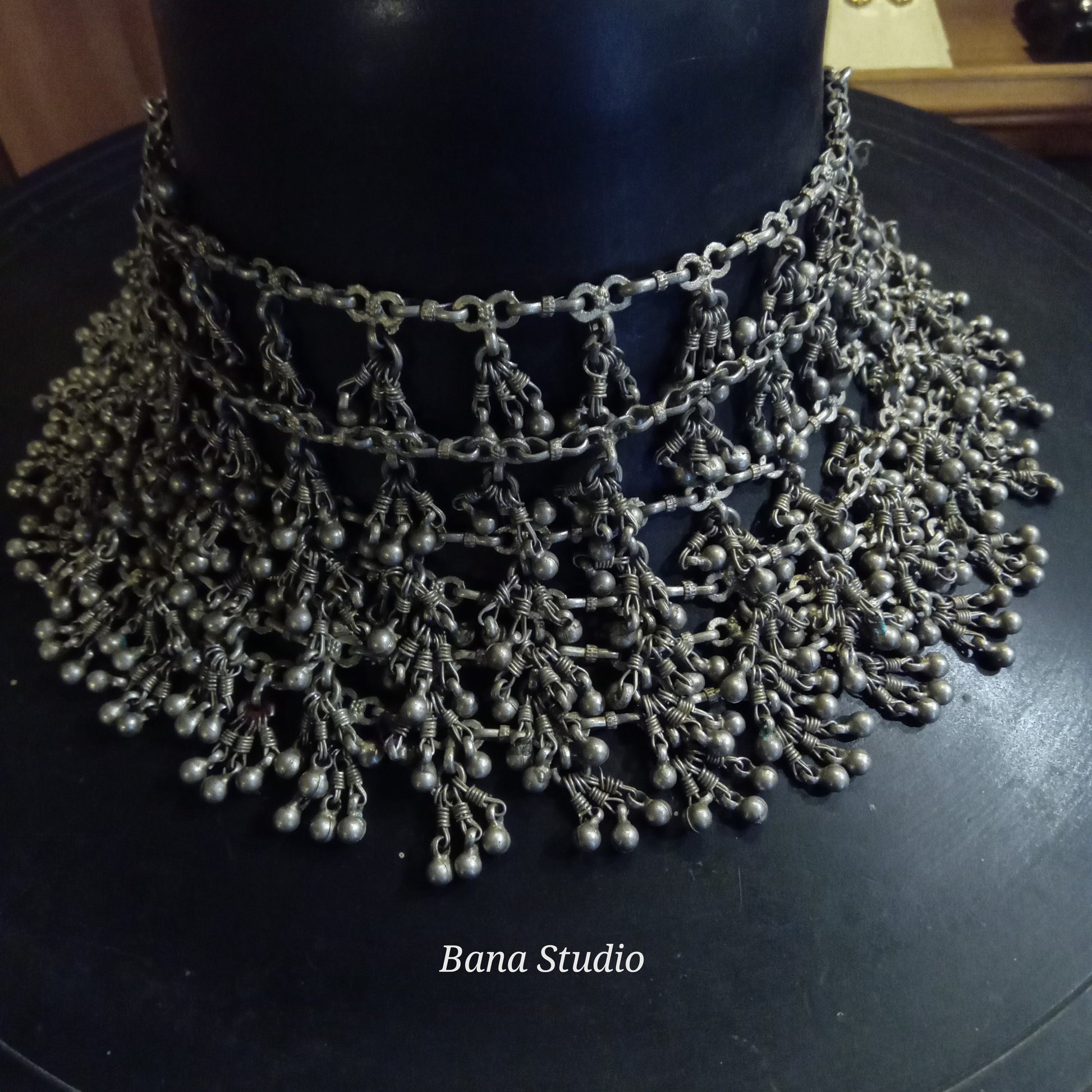 Tribal Sil Necklace Bana Studio