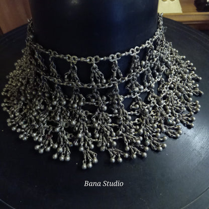 Tribal Sil Necklace Bana Studio