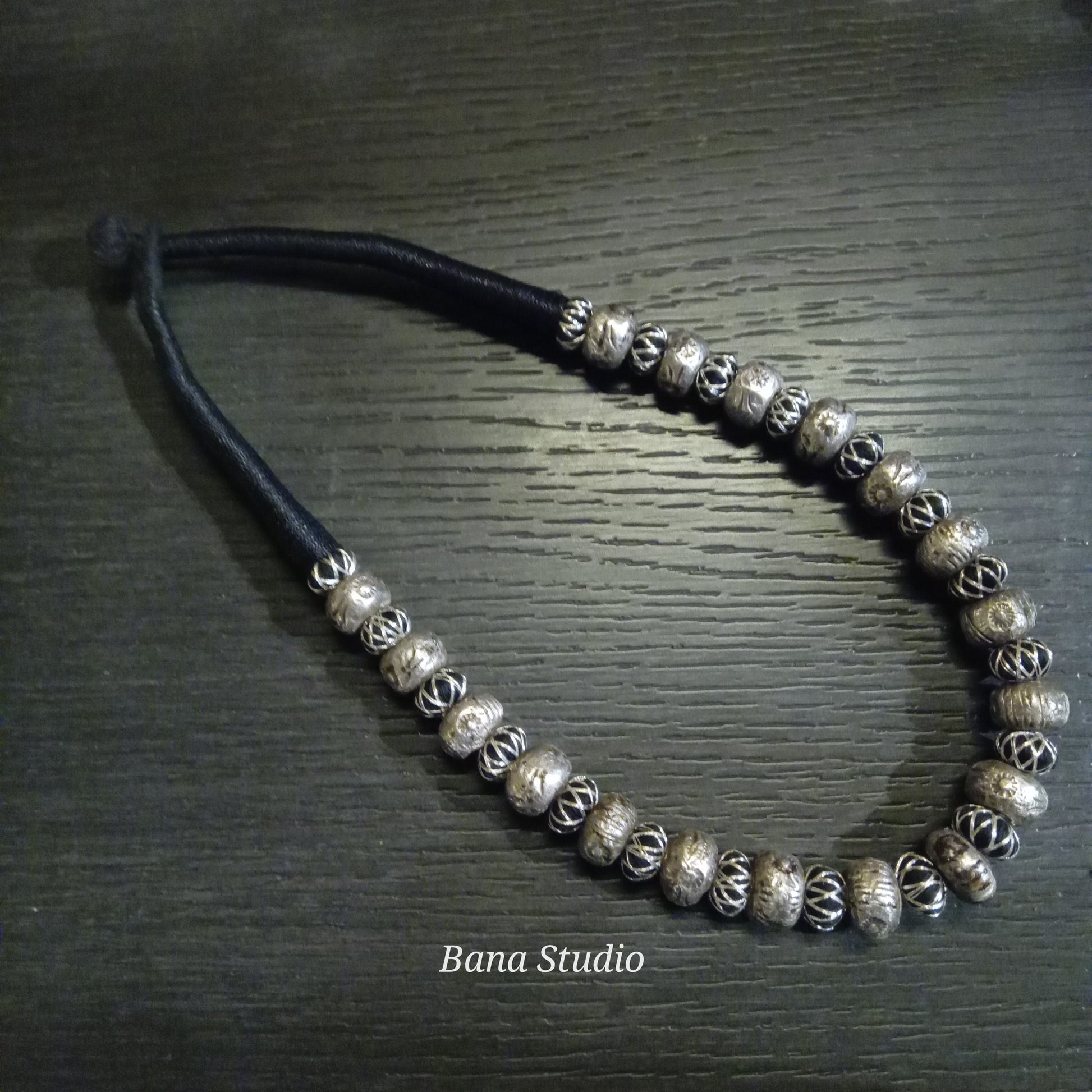 Tribal Sil bead Necklace Bana Studio