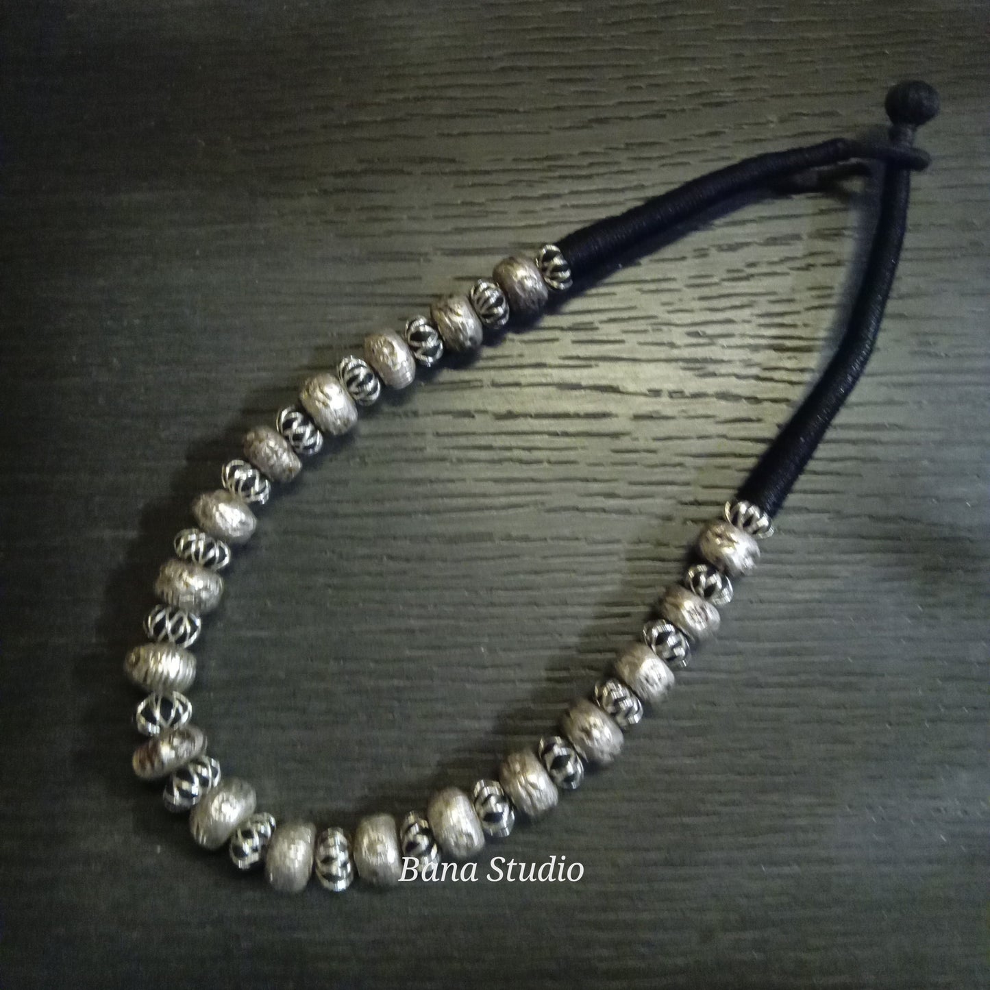Tribal Sil bead Necklace
