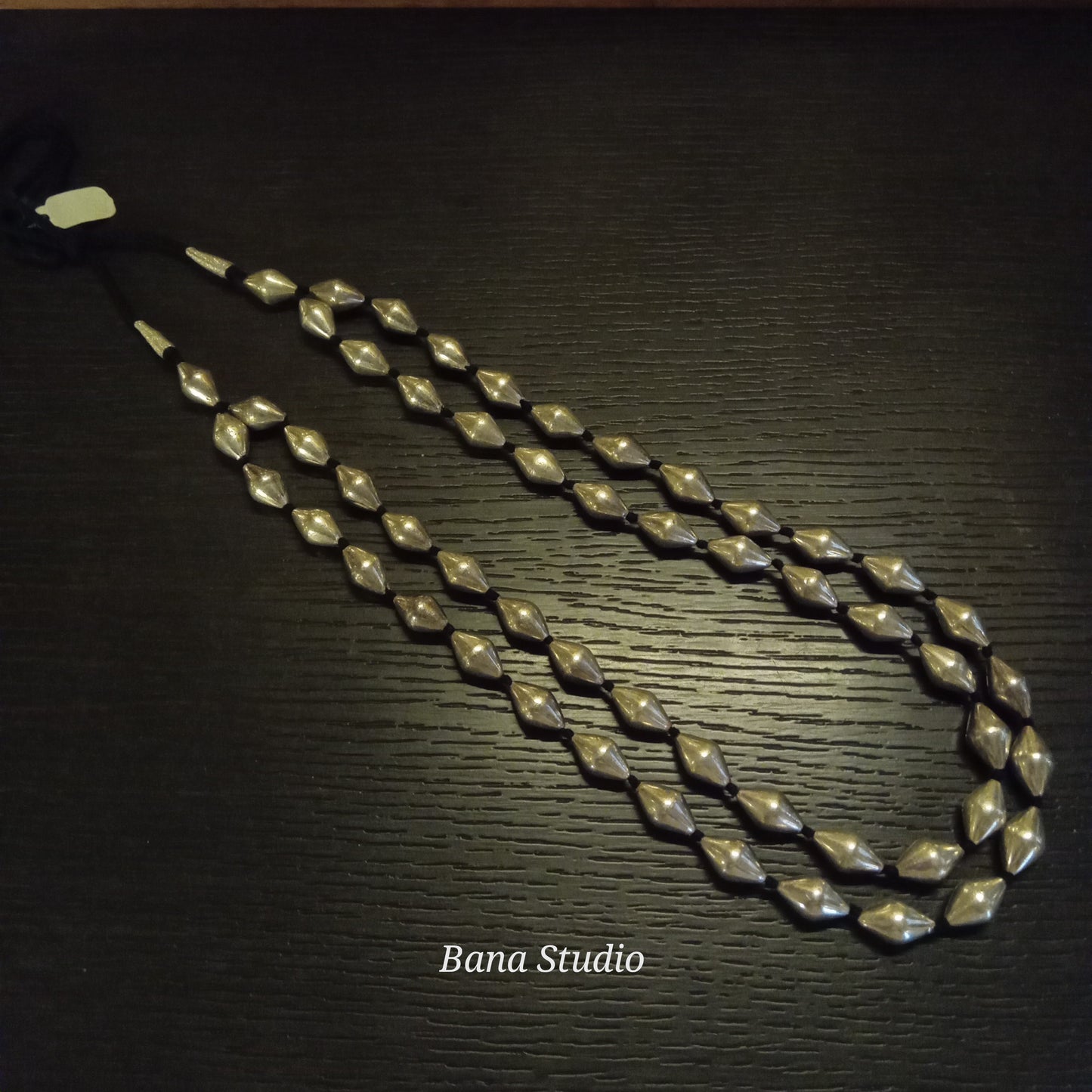 2 line Bead Necklace Bana Studio