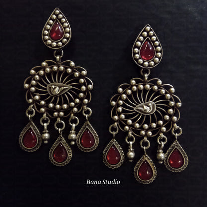 Tribal Sil Earrings