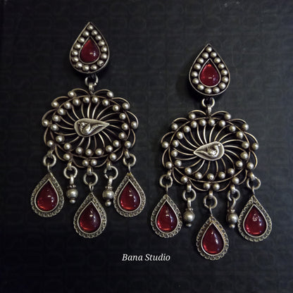 Tribal Sil Earrings