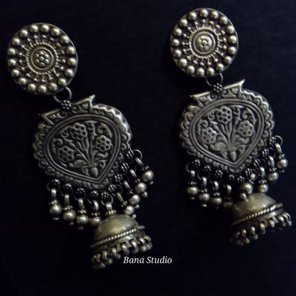 Tribal Sil Earrings