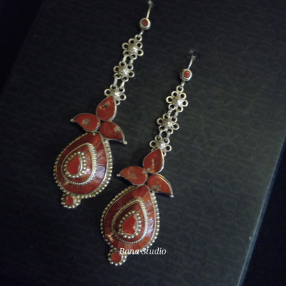 Coral Earrings