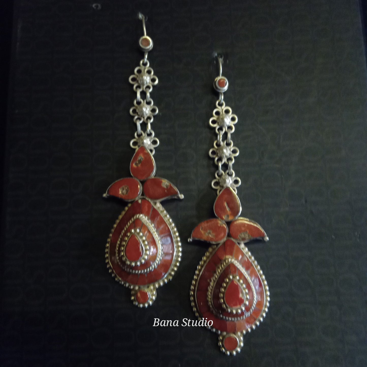 Coral Earrings