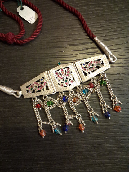 Choker cutwork.